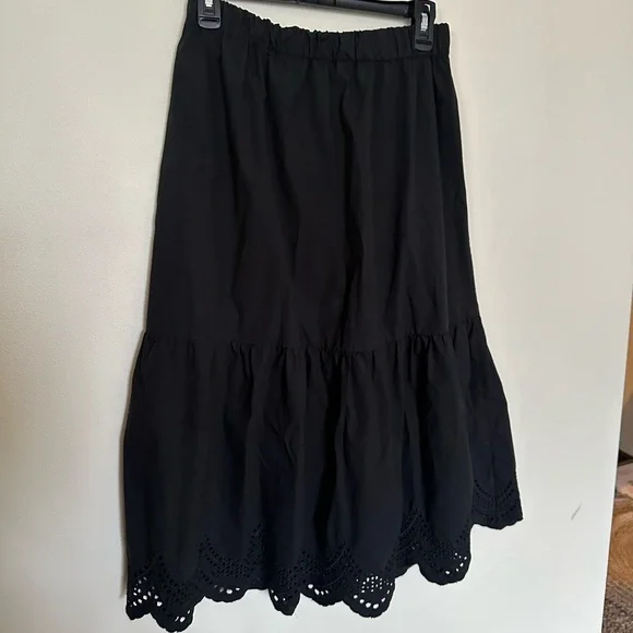 Rails Rhea eyelet skirt size large black - Picture 4 of 8